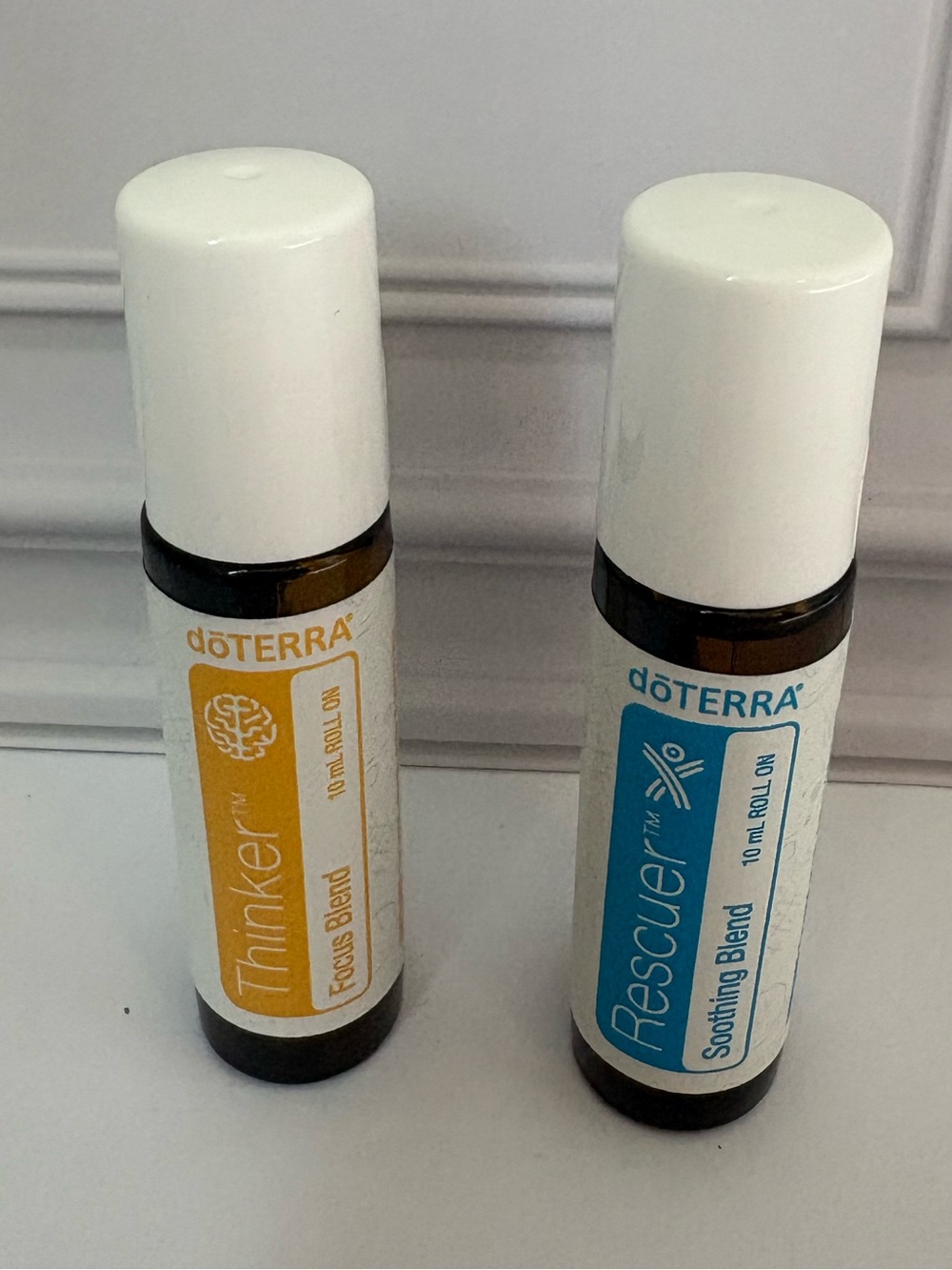 New doTERRA Thinker & Rescuer Essential Oil Roll-Ons – 10 mL